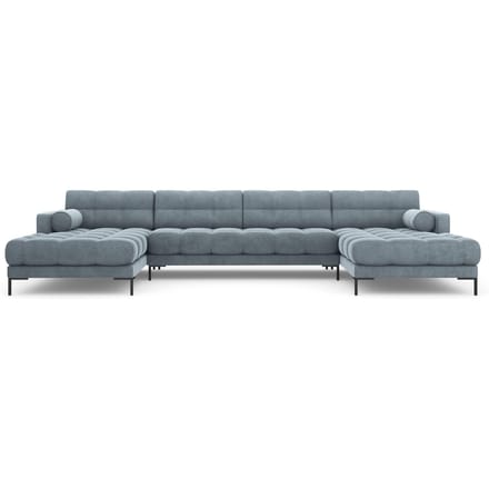 U-hoekbank Bali velvet | Cosmopolitan Design