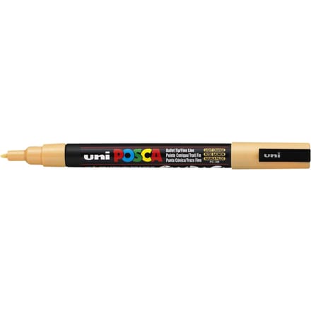 Posca marker met conische punt schrijfdikte fijn zalmroze