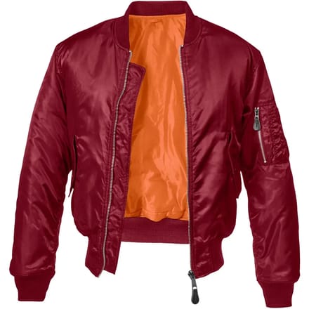 Brandit - MA1 Bomber jacket - M - Bordeaux rood