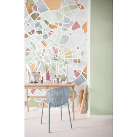 Fotobehang - City Map 150x250cm - Vliesbehang