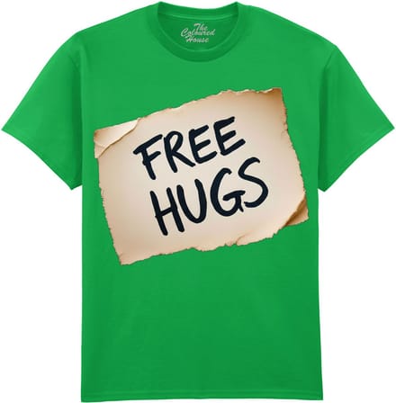 Free Hugs Note The Coloured House T-shirt L