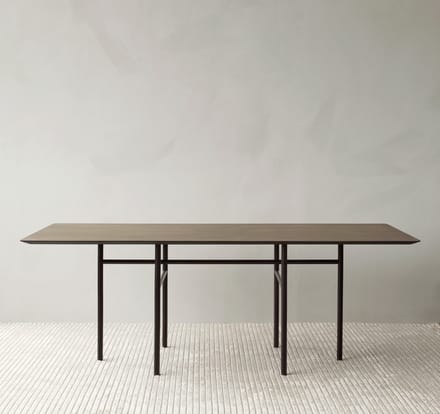 Audo Snaregade tafel - eiken, donker gebeitst - rechthoekig