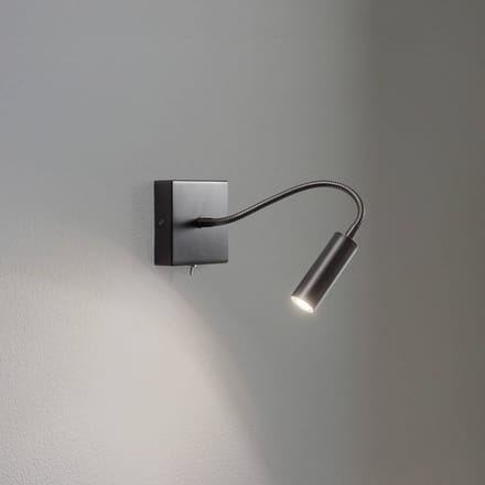 Argon Wandlamp Ojos, antraciet, leeslamp, verstelbaar, 33 cm, G9