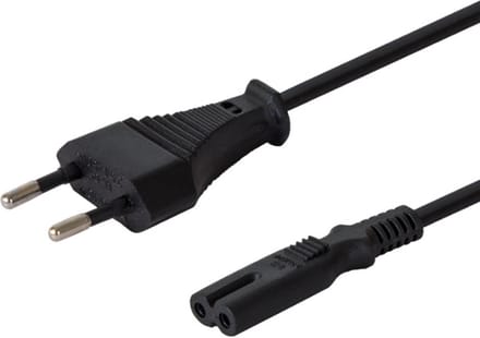 Savio CL-97 electriciteitssnoer Zwart 1,2 m Netstekker type E IEC C7