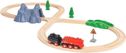 Bouwsets - stoom batterij locomotief circuit Brio