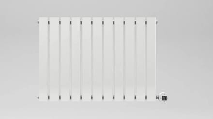 Quality Heating Calysta – Elektrische Convector Kachel – 800W – Horizontaal Wandmodel – Wit – Met Thermostaat & Timer – IP24