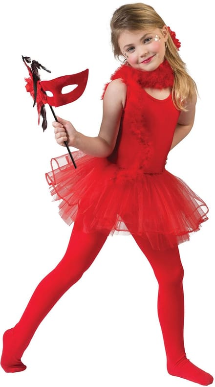 Rood balletpakje voor kinderen