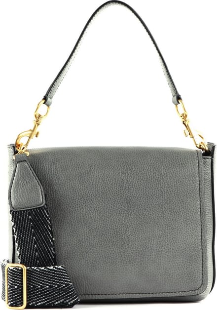 GIANNI CHIARINI Leren Schoudertas Tea Shoulderbag Quartz Grijs