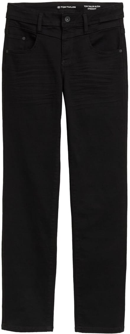 Tom Tailor - TTALEXA STRAIGHT jeans - Maat 28/30 - black denim