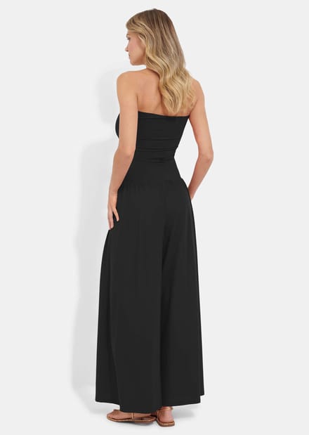 Multistyle jumpsuit - zwart - Gr. M van Goldner Fashion