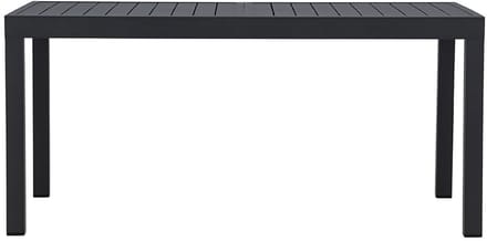 Capo tuintafel met uittrek 160/240 cm zwart.