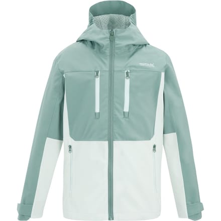 Regatta Highton Monochrome Waterdichte Jas voor Kinderen/Kinderen (Ivy mos/Ocean mist)