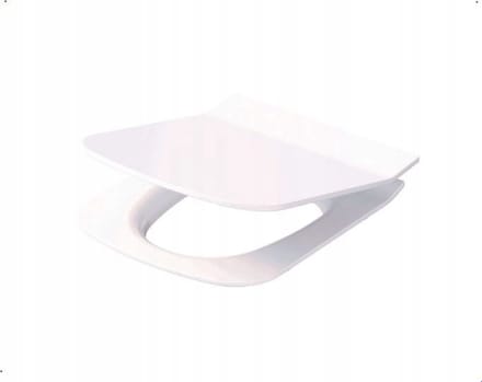 Cersanit City SQUARE Toiletbril - Duroplast, Wit, Soft-Close