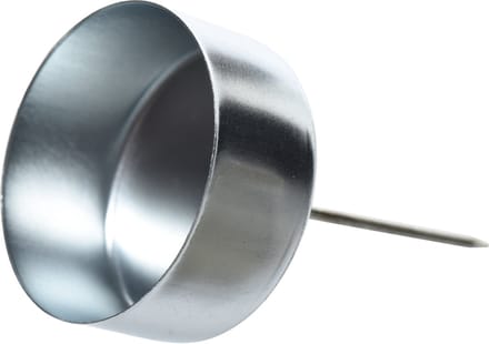 Theelichthouder ijzer met pen dia.4,2cm