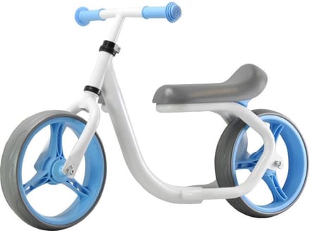 PexKids kinder Max Speed Loopfiets - 10.5 inch - Aluminium - Wit/Blauw