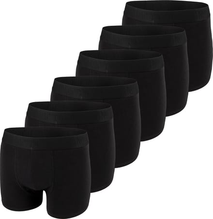 riverso Heren Boxershorts RIVOle 6-Pack Zwart M