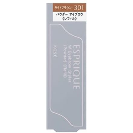 Kose - Esprique W Eyebrow Styler Powder BR301 Light Brown Refill