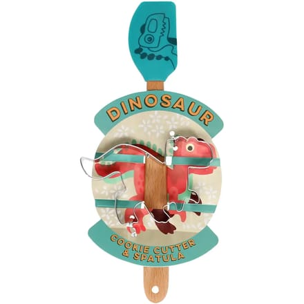 Uitsteekvorm en spatel Rex London Dinos