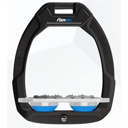 Veiligheidssportbeugels Plat Ultra Grip Zwart/Grijs/Blauw Flex-On Safe-On