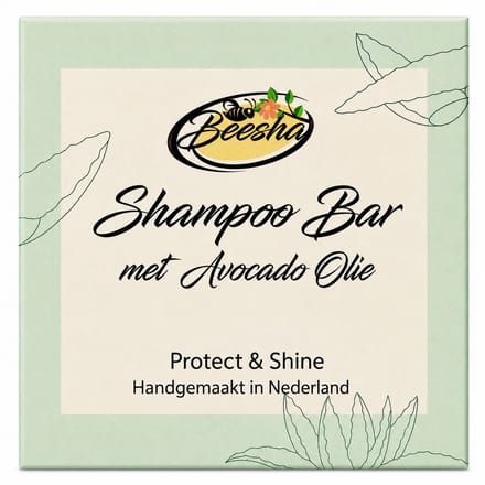 Beesha - Shampoo Bar Protect & Shine - Vegan - Sulfaatvrij - Parabeenvrij - CG Proof