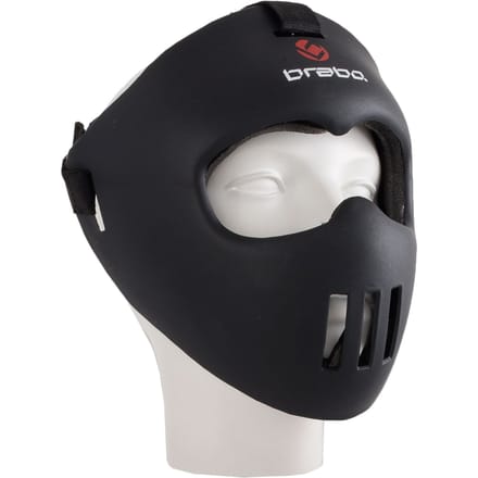 Brabo Brabo Facemask Jr - Spelersmasker - Zwart
