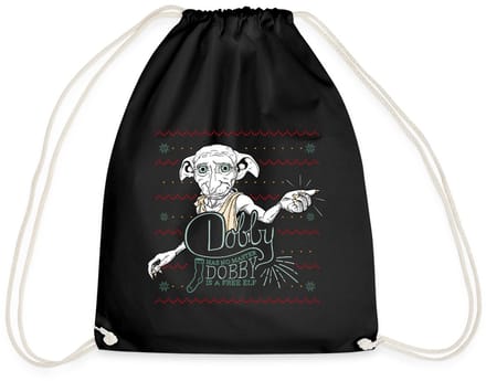 Harry Potter Dobby Lelijk Kerstmis Gymtas
