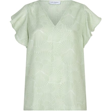 Lofty Manner Blouse Blouse Avalora Rd02 446 Mint Off White Dames Maat - S