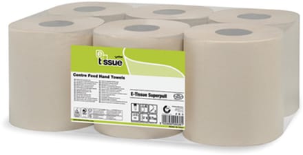 Poetspapier midi E-Tissue 2laags Midi 153meterx19cm 6 rollen (117315)