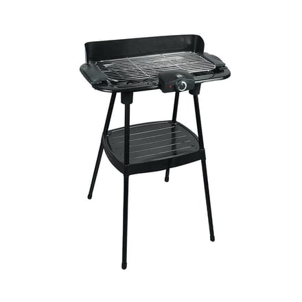 2 in 1 elektrische grill, vrijstaand en tafelmodel, 46 x 23 cm