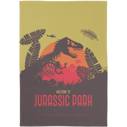Jurassic Park T-Rex Tea Towel