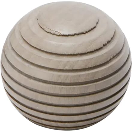 Decomode Eindknop Gordijnroede Bol Taupe 28mm 2st
