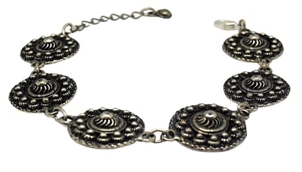 Zeeuws Meisje - Armband 6 platte Zeeuwse knop