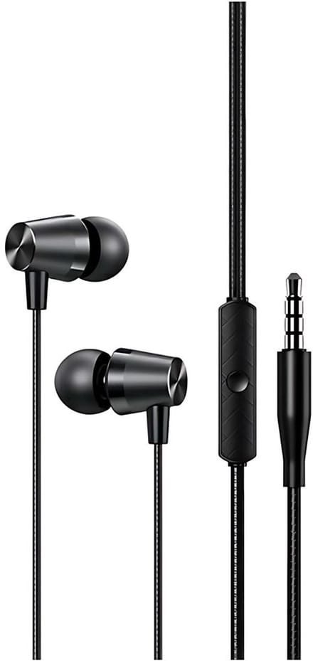 Usams SJ-475 In-ear oordopjes (3.5mm) - Zwart