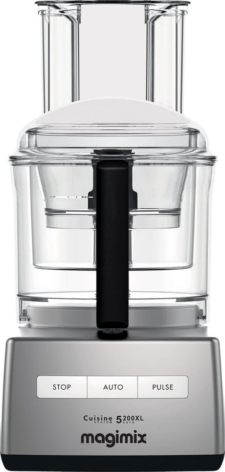 Magimix CS 5200 XL Premium Foodprocessor - Keukenmachine met Sapcentrifuge - Mat Chroom