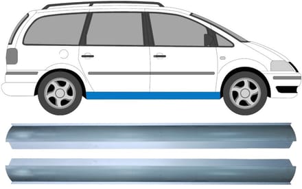Reparatie dorpel voor Volkswagen Sharan 1995-2010 / Links = Rechts / Set