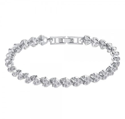 Blingbling armband - Strass steentjes - Handige kliksluiting - 18 centimeter - Damesdingetjes