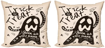 ABAKUHAUS Geest kussenhoes – 2x40x40 cm – Dubbelzijdig – Donkerbruin