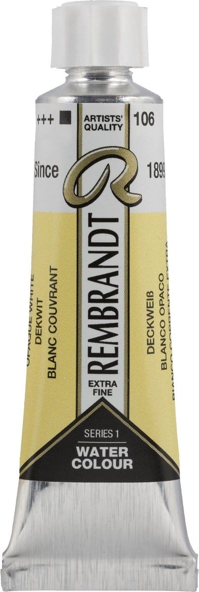 Rembrandt Aquarelverf Tube 10 ml Dekwit 106