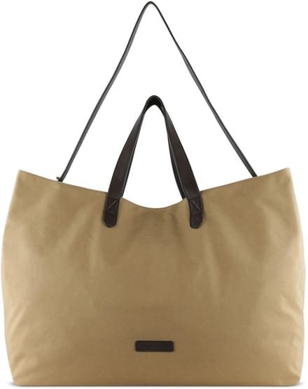 bugatti Schoudertas Finn Tote Bag Camel Lichtbruin