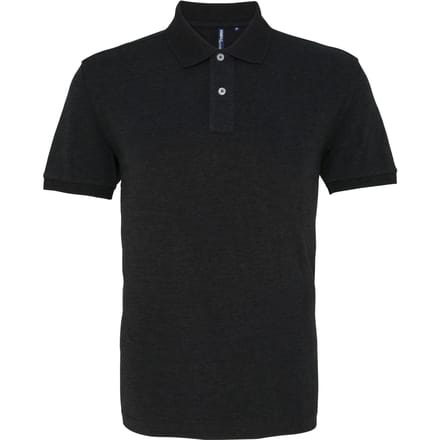 Asquith & Fox Heren Poloshirt met korte mouwen (Zwarte Heide)