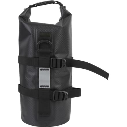 Sac de Fourche de Vélo Multipurpose Imperméable Capacité 5L Bandes Réfléchissantes Sac de Fourche Avant de Vélo avec Support Fixe pour Route black