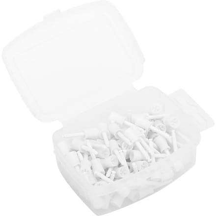 100pcsboîte Cupule de Polissage Dentaire Jetable Matériaux Dentaires Accessoire Dentaire white