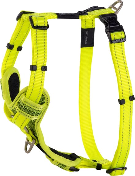 Rogz Utility Control Tuig Geel - Hondenharnas - L 45-75x2.0 Cm