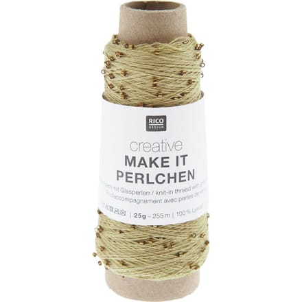 Rico Design Creative "Make it Perlchen" - Goud