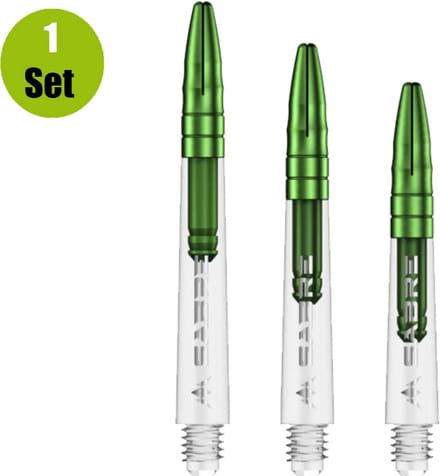 Mission Sabre Clear Base Green - Dart Shafts