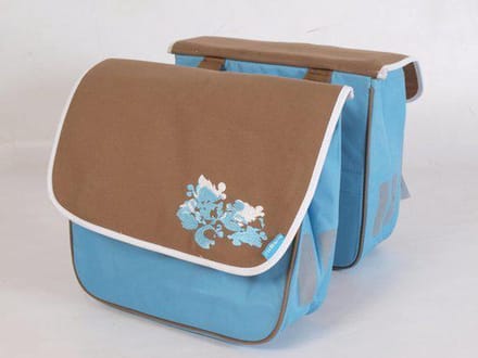 Basil Prima Vista - Dubbele Fietstas - 30 l - Blauw