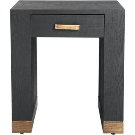 PTMD - Bijzettafel Tiess - Zwart - 45x45x50cm