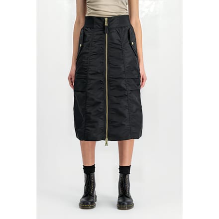 Alpha Industries Ma-1 Midi Skirt Black Taglia: S | Minigonne Outlet | Donna | Nero