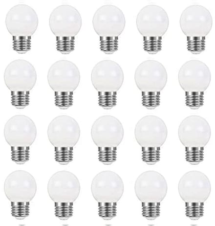 E27 LED Lamp G45 2W Warm Wit 2700K - Mini Globe Lamp voor Decoratieve Verlichting