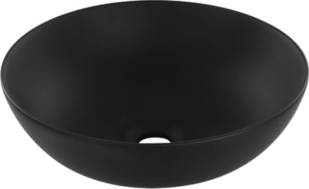 Differnz Slim waskom - Ã˜ 40 cm - keramiek - mat zwart
